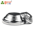 stainless steel pipe fittings food grade Durable Stainless Steel Staircase Railing Tube Post Set Stair Post Base Cover Support